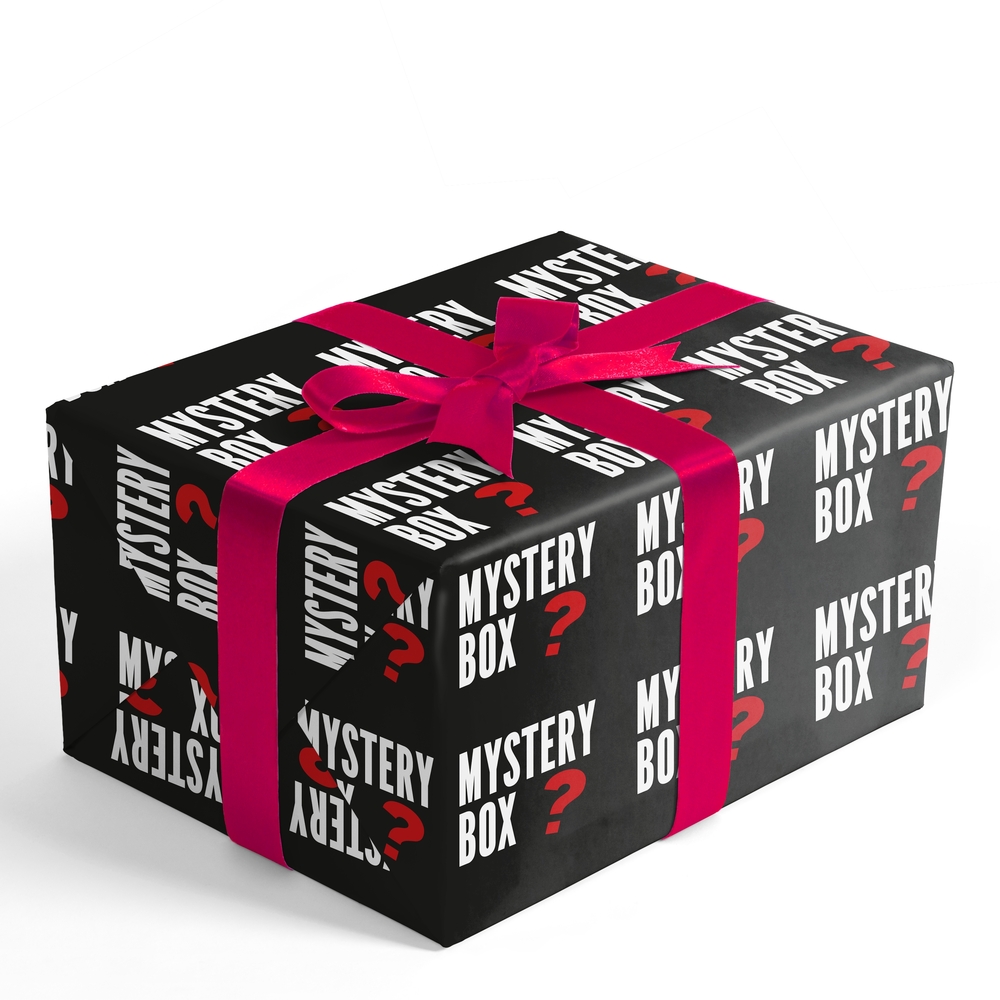 Mystery Box with Pink Ribbon